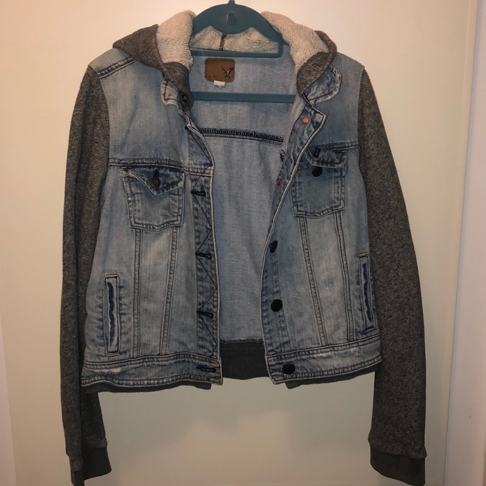 Jean/sweatshirt jacket